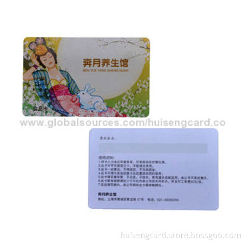 Transparent PVC Card, Measures 85.5 x 54 x 0.76mm, 100 Pieces MOQ and No Attachment